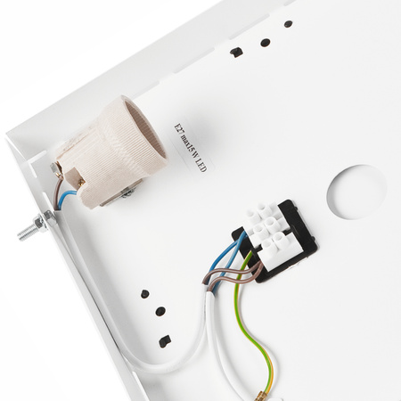 Plafon LED Lampa Sufitowa SANTIAGO 2xE27 Kwadratowa Drewniana LD-PD-9.4 Lamkur