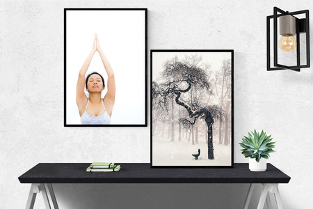 Kinkiet Industrialny Lampa ścienna Ralph 1x E27 Czarny Metal + drewno Milagro