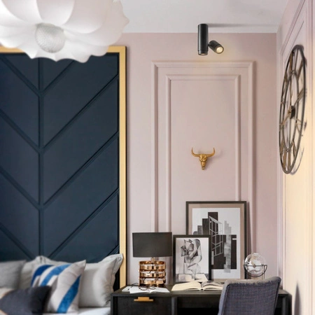 Oprawa Natynkowa HALOGENOWA SPOT Lampa Sufitowa 1x GU10 Czarna ARIZA Videx