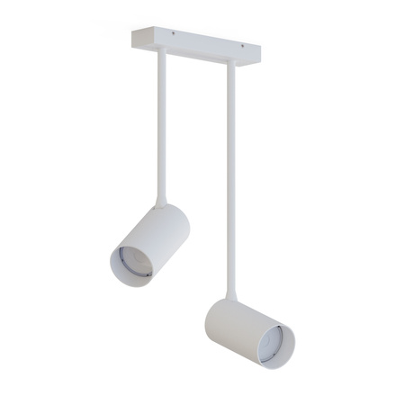 Lampa Sufitowa Oprawa Natynkowa Reflektor Punktowa 2x GU10 Biała Nowoczesna MONO LONG 7726 Nowodvorski
