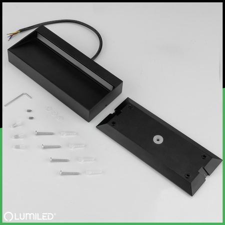 Lampa Ogrodowa Zewnętrzna Kinkiet Elewacyjny 6W LED IP54 PIVAR LUMILED