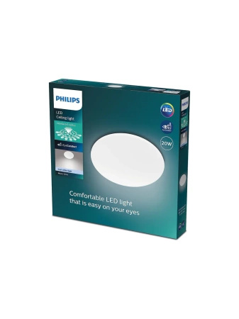 Lampa Sufitowa Plafon LED 12W 1200lm 2700K Biała Twirly Philips
