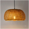 Lampa Wisząca Dekoracyjna Zwis Bambusowa E27 Boho Baku Kobi