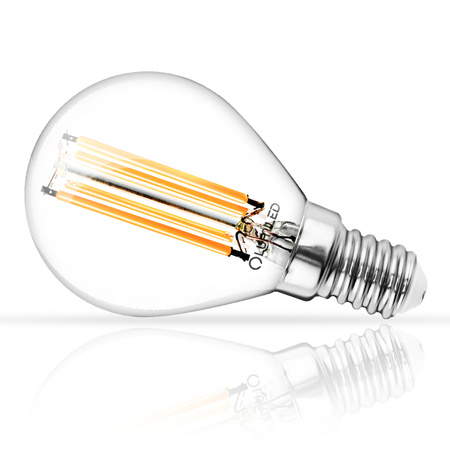 Żarówka LED E14 Kulka P45 7W = 60W 806lm 4000K Neutralna 360° FILAMENT LUMILED