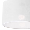 Lampa Wisząca Sufitowa VIVIAN E27 Abażur Biała LM-1.209 Lamkur