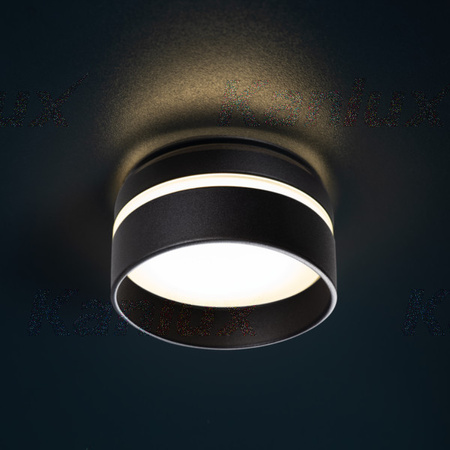 Oprawa sufitowa halogenowa GOVIK MR16 GU10 czarny Kanlux