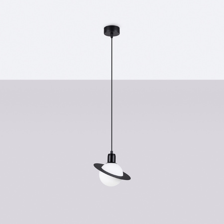 Lampa Sufitowa Wisząca Zwis G9 Kulista Czarna Nowoczesna Hyperion Sollux
