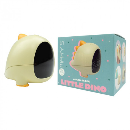 Zegar Elektroniczny dla Dzieci BUDZIK Żółty USB Akumulatorowy 1200mAh DINO MARY'S