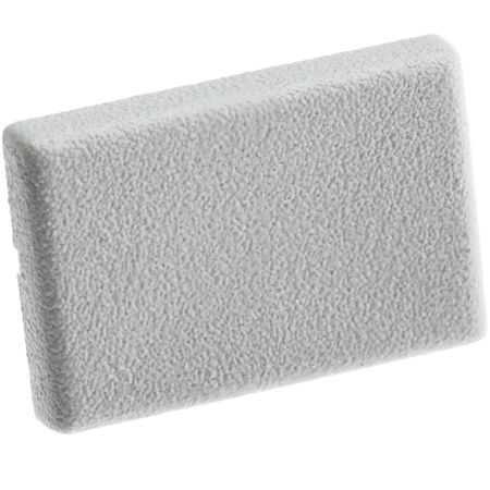 Zaślepka do profilu KM33 pełna szara tworzywo sztuczne