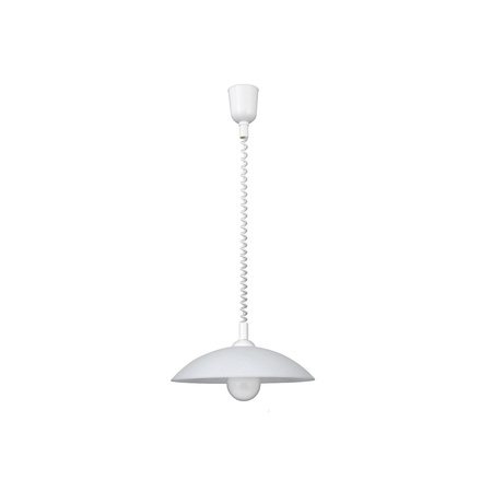 Lampa Wisząca Sufitowa Zwis E27 Biały Klasyczny Round Rabalux