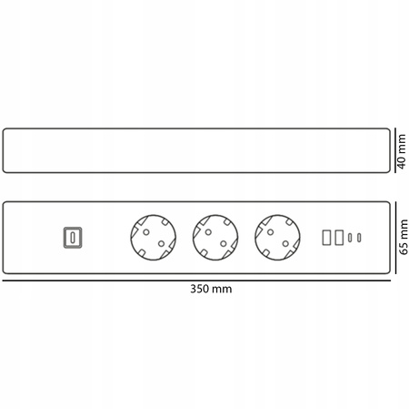 Listwa Zasilająca Inteligentna Smart+ Wifi 3x 230V 2x USB C 2x USB A Ledvance