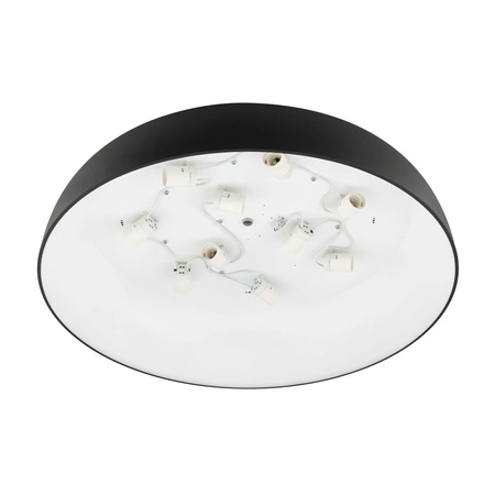 Plafon Lampa Sufitowa Oprawa Natynkowa E27 Czarna SATELLITE L 8021 Nowodvorski