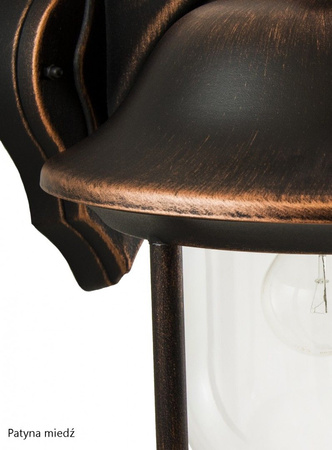 Lampa Ogrodowa Zewnętrzna Słupek LATARNIA E27 Prince OGMWN 2 O 195-295cm czarny Su-Ma