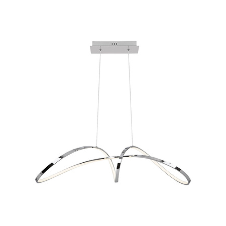 Lampa Wisząca Sufitowa LED 38W Chrom Nowoczesny Aisha Rabalux