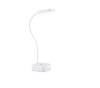 Lampka Biurkowa LED 5W 90lm 5000K USB Biała Rock Philips