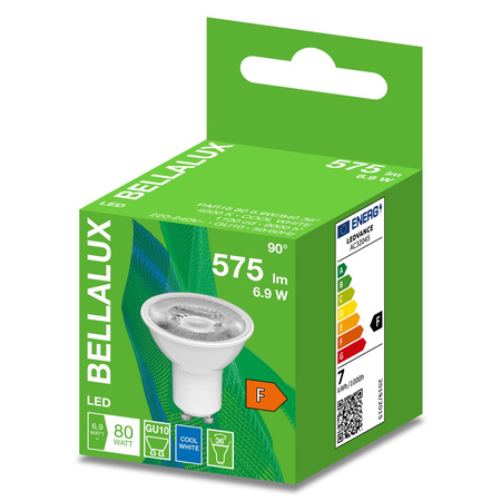 Żarówka LED GU10 6,9W = 80W 575lm 4000K Neutralna 36° BELLALUX