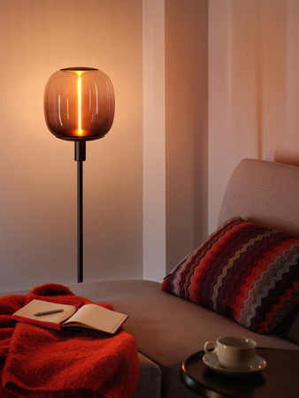 Lampa Stojąca Krótka Oprawa Podłogowa Dekoracyjna Vintage 1xE27 Ciemny Szary Stick LEDVANCE