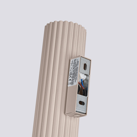 Lampa Ścienna Kinkiet 2x GU10 Aluminiowa Taupe Karbon Deep Space SL.1760 Sollux