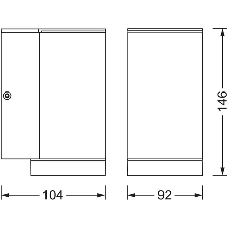 Lampa Ogrodowa Zewnętrzna Kinkiet Elewacyjny LED GU10 IP44 Szary Endura Ledvance