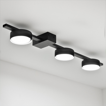 Lampa Sufitowa OVILO Oprawa Halogenowa LED 3x GX53 Spot Kinkiet Reflektor Ścienna LUMILED