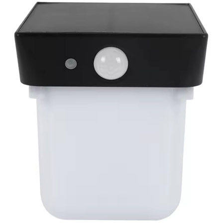 Lampa LED Solarna Ogrodowa Elewacyjna Kinkiet 4000K IP54 Czujnik Ruchu i Zmierzchu