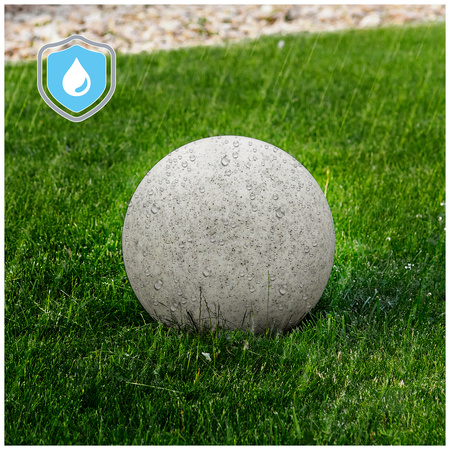 Kula Lampa Zewnętrzna Oprawa Ogrodowa E27 Szara IP65 Garden ball Kobi