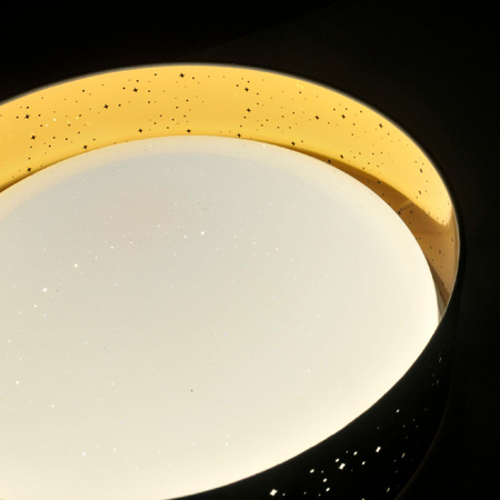 Oprawa Sufitowa PLAFON LED Lampa TULUZA 24W 2600lm 4000K 40cm Czarna GOLDLUX (Polux)