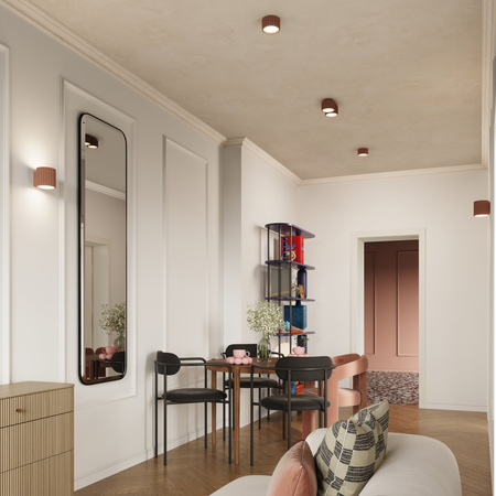 Oprawa Natynkowa 2x GX53 Aluminiowa Mokka Aura Deep Space SL.1808 Sollux