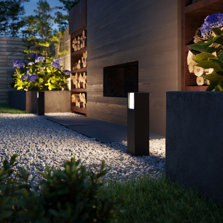 Lampa Ogrodowa Zewnętrzna SŁUPEK 40cm LED 6W 600lm 2700K IP44 Low Voltage 12V Philips