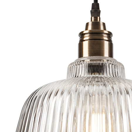 Lampa Wisząca Sufitowa ASTA E27 Czarna Chrom LM-1.1/83 Lamkur