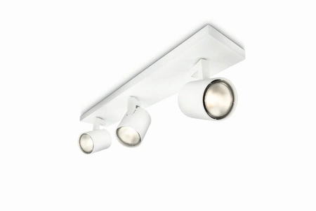 Lampa Sufitowa Reflektor Natynkowy 3x GU10 Biała Runner Philips