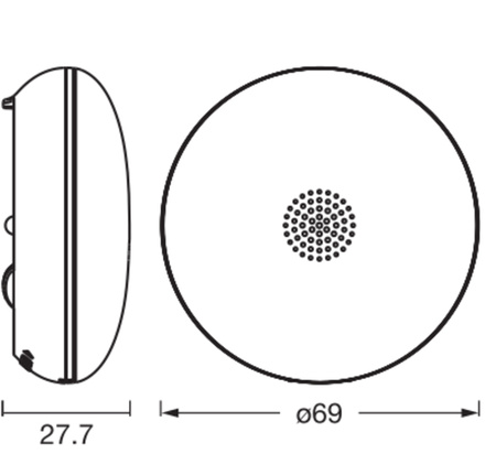 Inteligentny Detektor Czujnik Wycieków Wody Biały Osram SMART+ WiFi
