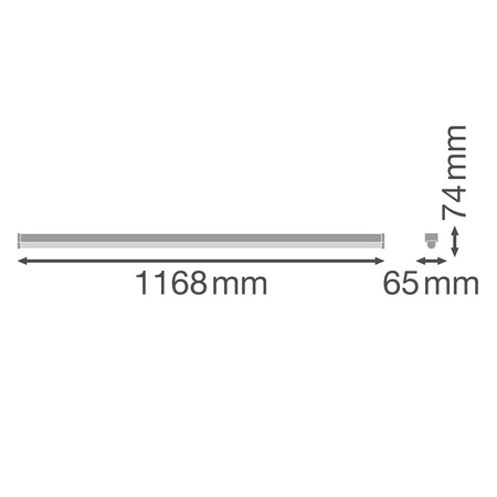 Lampa Oprawa Liniowa Listwa Oświetleniowa 27W 4050lm CCT Biały Linear Ledvance