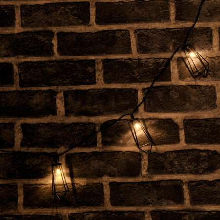 Girlanda Ogrodowa LED Bateryjna 2,1m 2xAA ALBORG Czarna GOLDLUX (Polux)