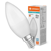 Żarówka LED B37 E14 4.9W = 40W 470lm 6500K Zimna Biała LEDVANCE