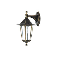 Lampa Ogrodowa Zewnętrzna Kinkiet Elewacyjny LED E27 IP43 Złoty Klasyczny Velence Rabalux