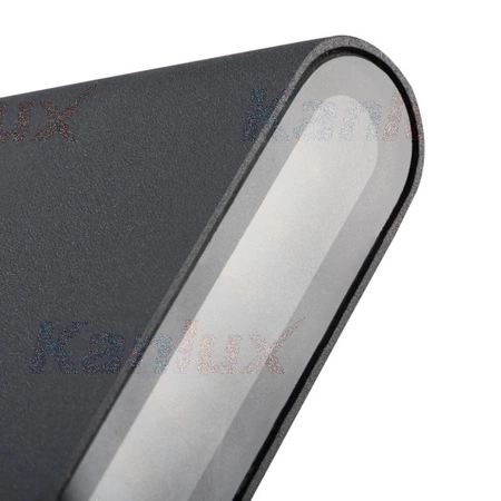 Oprawa Zewnętrzna KINKIET Elewacyjny LED GARTO Grafitowy 8W 300lm 840 Neutralna IP54 Kanlux