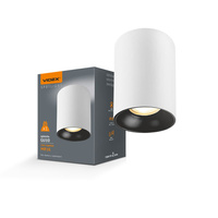 Oprawa Natynkowa HALOGENOWA SPOT Lampa Sufitowa Punktowa GU10 Biała Videx
