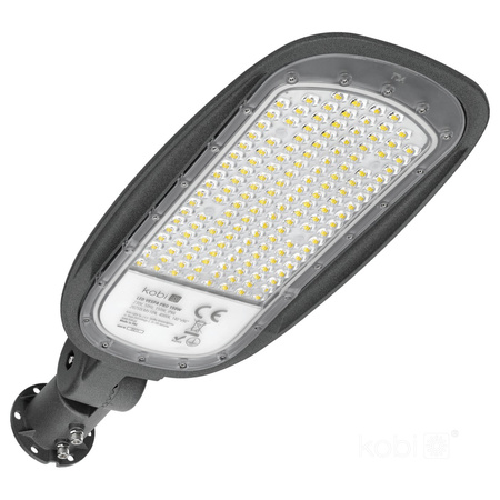 Lampa Uliczna LED Przemysłowa Oprawa Drogowa 150W 20250lm 4000K Neutralna IP66 IK08 Szara Vespa Kobi
