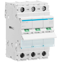Rozłącznik Izolacyjny Wyłącznik Modułowy 3P 80A 400V AC HAGER