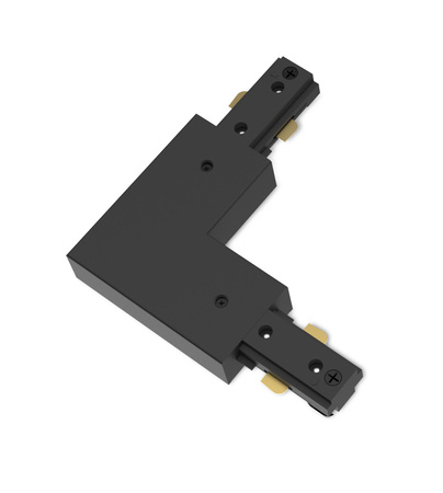 Łącznik Kątowy typ L Lewoskrętny Złącze do Szyn Oświetleniowych Szynoprzewodów LED Jednofazowych Czarny EasyLink Philips