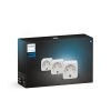 3x Inteligentne Gniazdko Schuko TYP F Watomierz Programator TIMER Białe Smart Plug Philips HUE