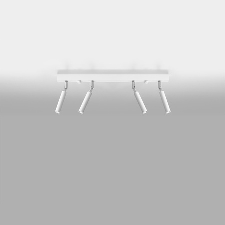 Lampa Sufitowa Oprawa Natynkowa SPOT TUBA Reflektor 4x G9 Tubularna Biała Nowoczesna Eyetech Sollux