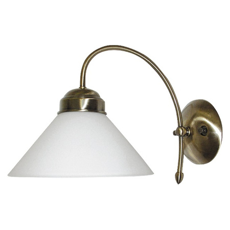 Kinkiet Ścienny Lampa E27 Brązowy Klasyczny Marian 2701 Rabalux