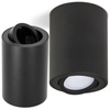 Oprawa Natynkowa Halogenowa Spot Tuba Okrągła GU10 Czarna OH36 Kobi