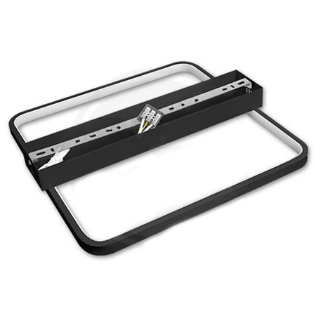 Lampa Sufitowa Żyrandol LED Galax 40W czarny + Pilot