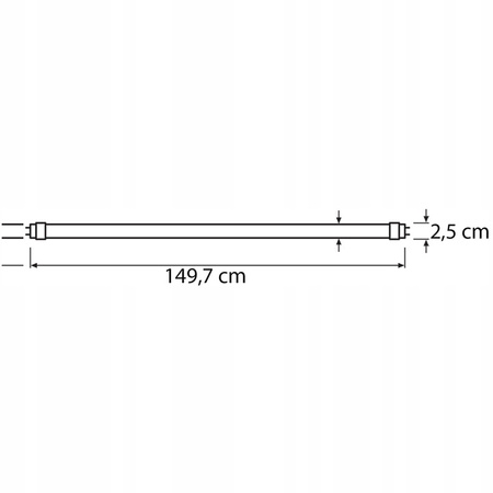 Świetlówka LED G13 T8 TUBA 24W 4000K 3840lm Neutralna 150cm 160lm/W Lumiled
