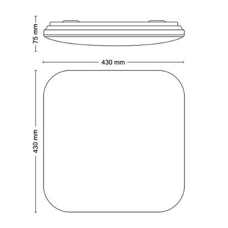 Lampa Sufitowa Plafon LED 24W 2900lm 2700K Biała Mauve Philips