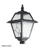 Lampa Ogrodowa Zewnętrzna Słupek LATARNIA E27 Witraż OGMWN 2 N 185-285cm czarny Su-Ma