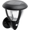 Kinkiet Ogrodowy Solarny Elewacyjny LED Lampa Ścienna Oprawa z Czujnikiem Ruchu i Zmierzchu 4000K IP44